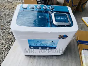 Hit Us for Nasco 12kg Spin/Dry Washing Machine(White).
