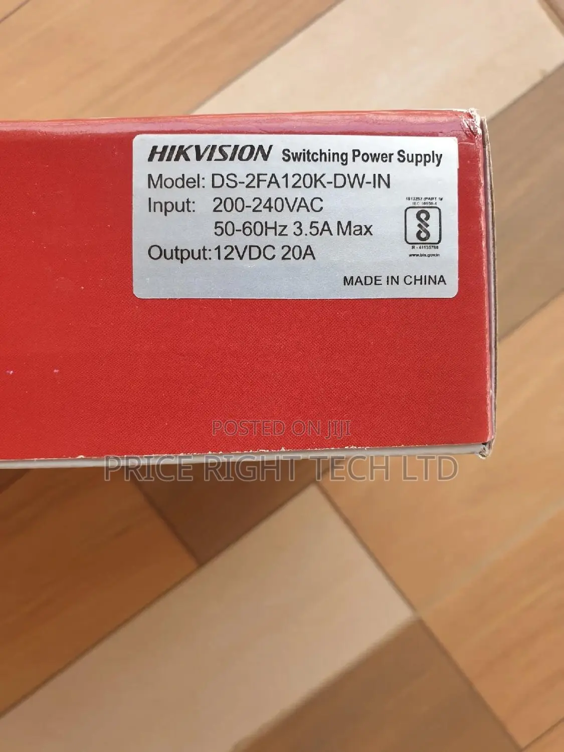 New Hikvision CCTV Power Supply 20amps DS-2FA120K-DW