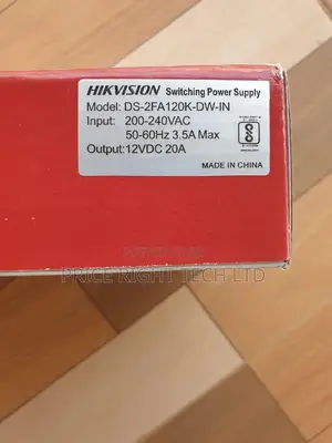 New Hikvision CCTV Power Supply 20amps DS-2FA120K-DW