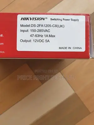 Brand New Hikvision Power Supply for CCTV 8 Channel 10amps
