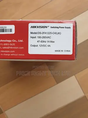 Brand New Hikvision CCTV Power Supply 4 Channel