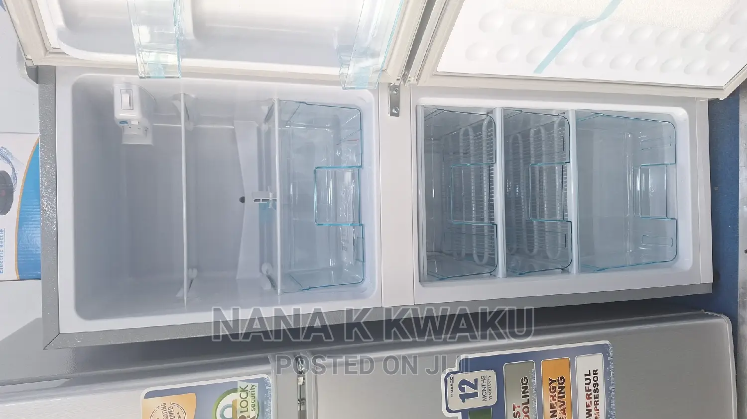 Quality_nasco 116litres Double Door Fridge_bottom Freezer