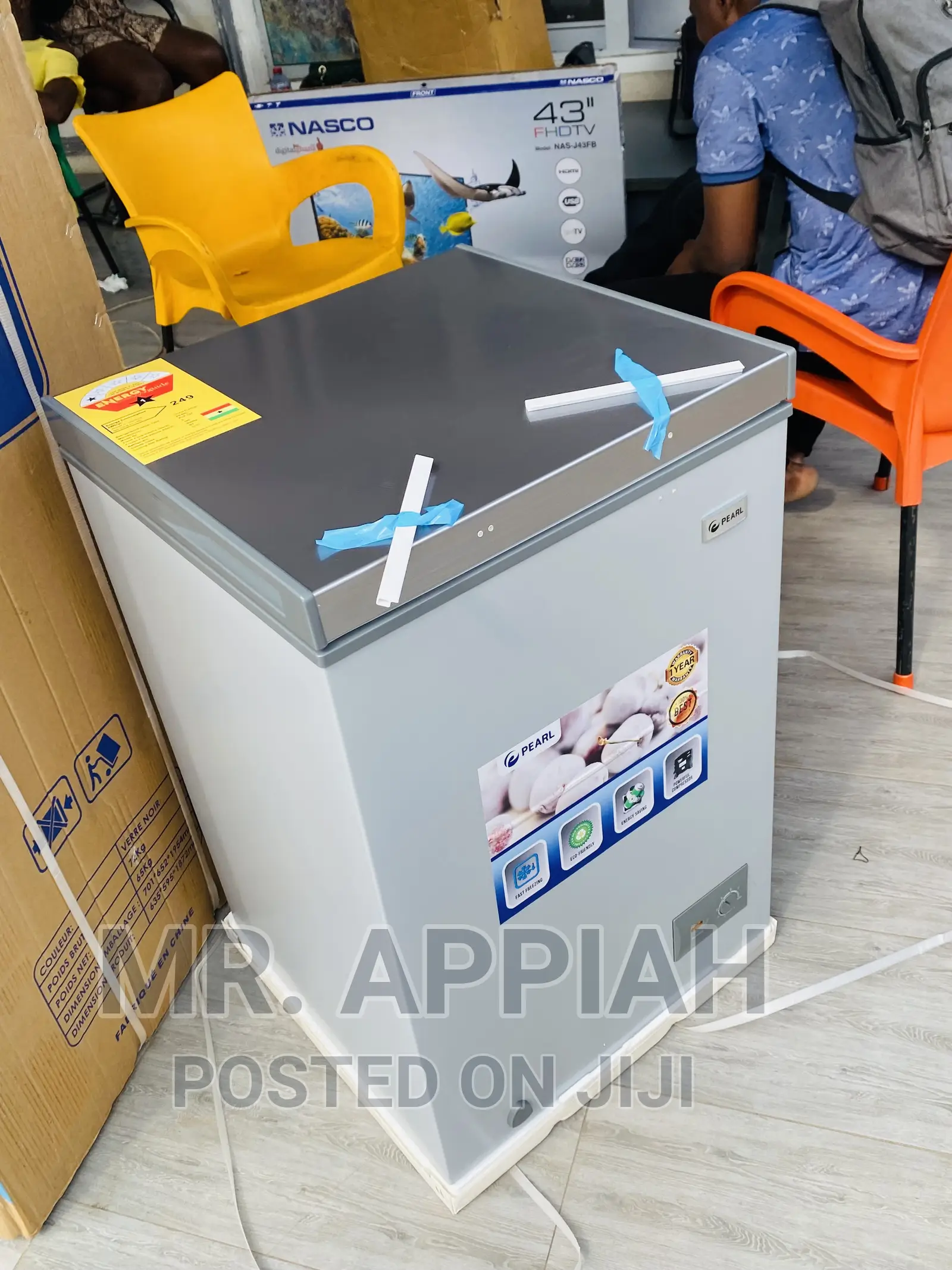 Pearl 100ltr Chest Freezer With Quite Operation(PCF-127).