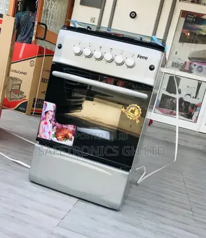 Great 4 Gas Burner Cooker  50x55 Ferre Oven With Grill 