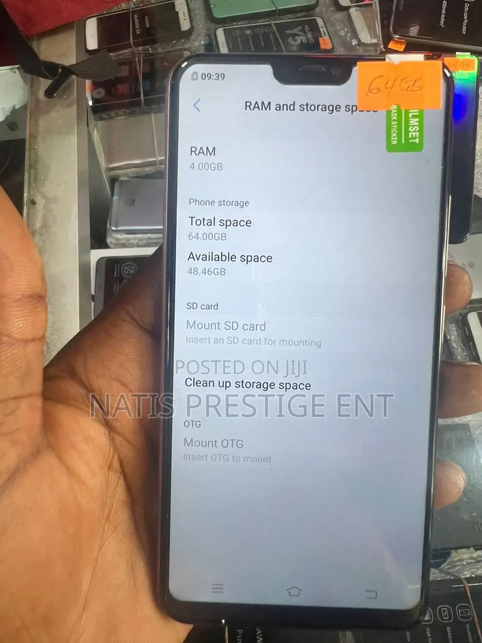 New Huawei Honor 8C 64 GB Black