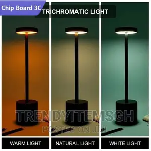 Rechargeable LED Table Lamp 3 Colours