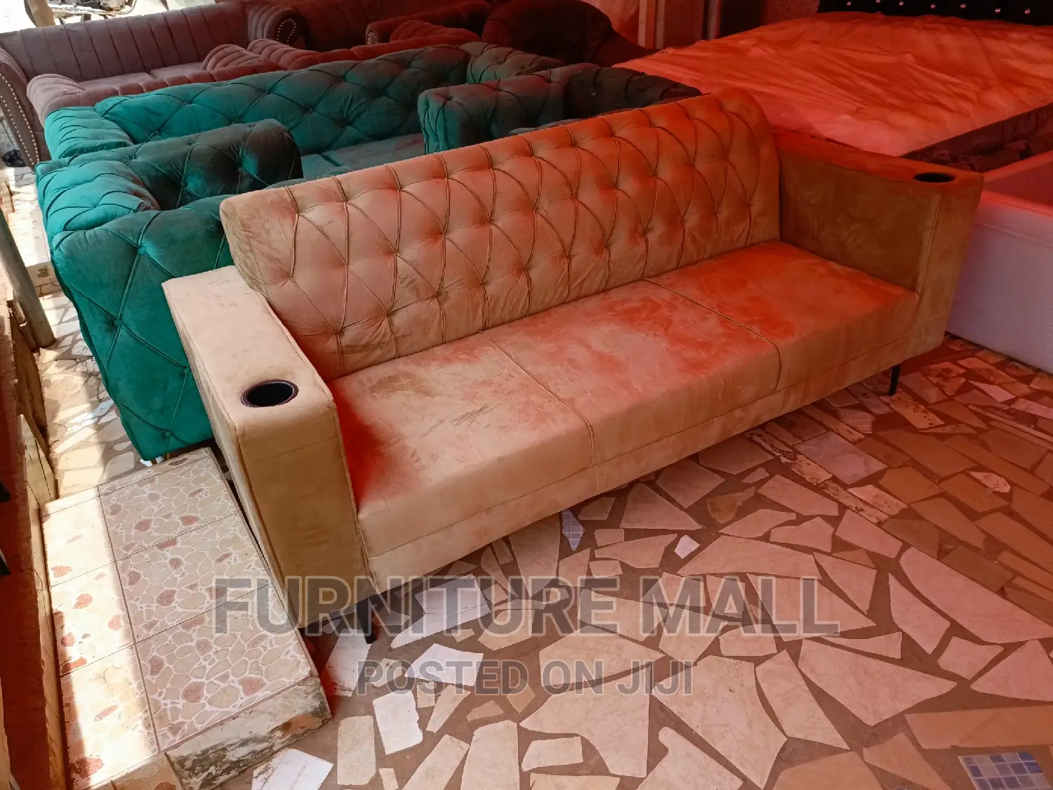 New 3in1 Sofa. Good Color. Free Delivery