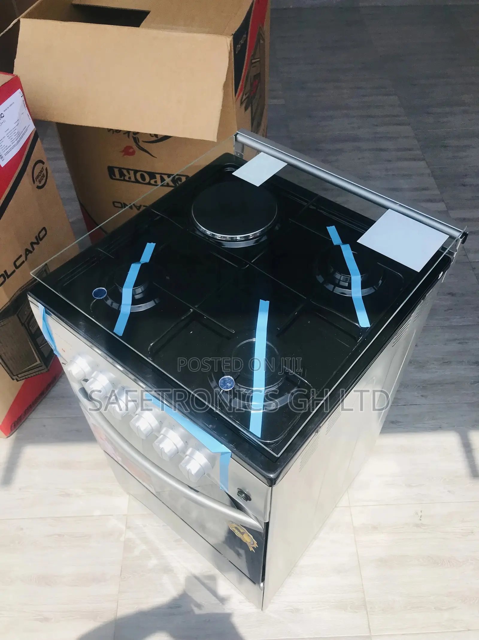 Lastest Volcano 1 Electric Burner 3gas Oven With Grill 50x50