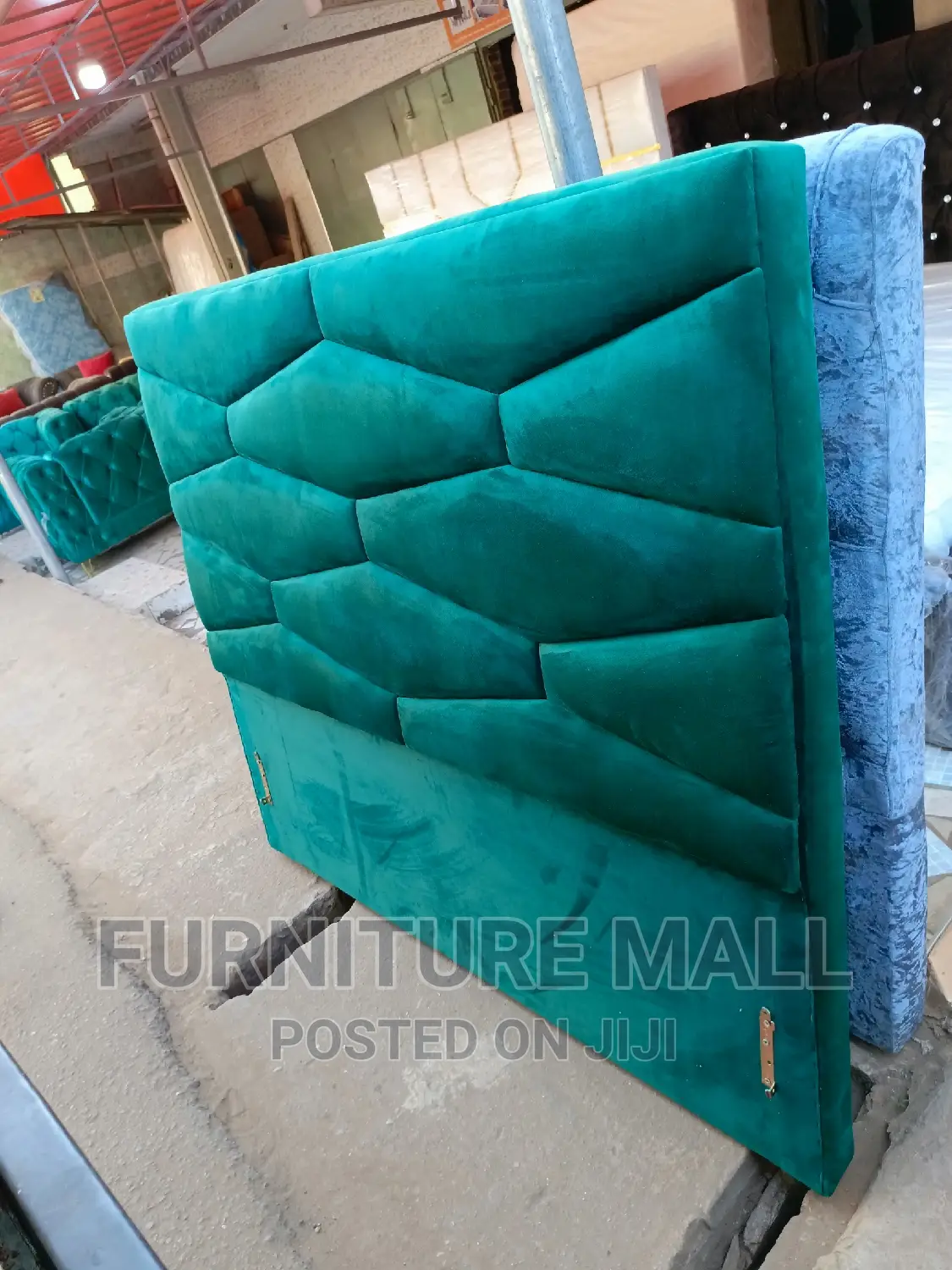 New Army Green Double Bed Frame54x75  . Free Delivery