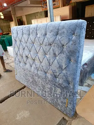Gray Colored Queen Size Bed Frame 60x80" . Free Delv