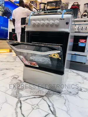 Gas Stove Deal Ferre 50/55 Oven Ignition 4burner Grey