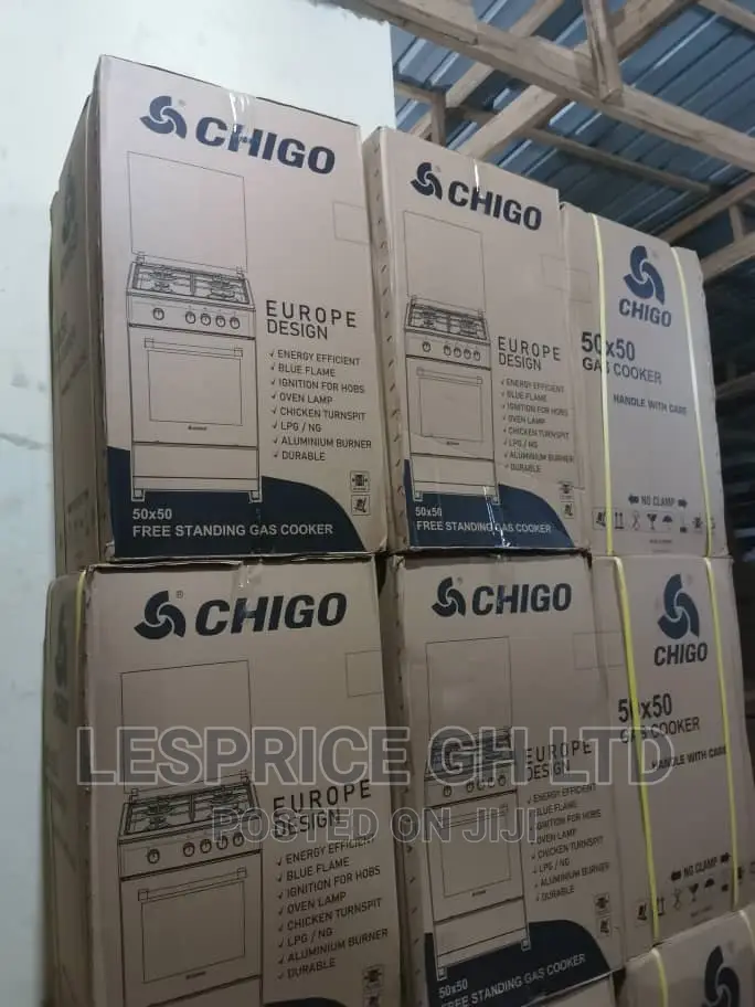 Chigo 50x50~Gas Cooker With Oven Grill