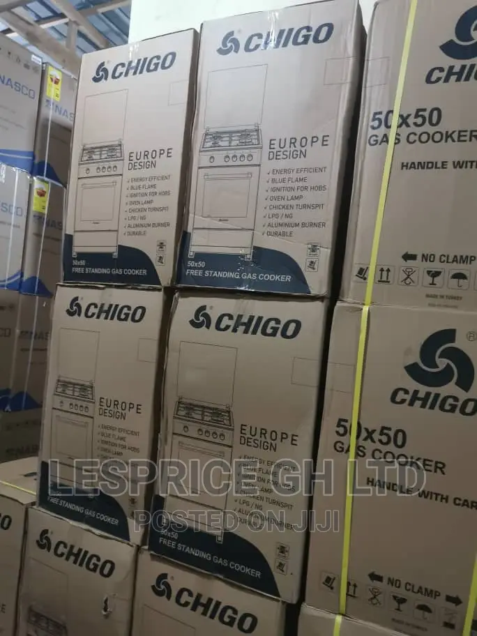 Standard~Chigo 50x50 Gas Cooker 4br
