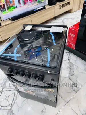 Less Expensive Black Gas Electric Cooker 3-1 Oven