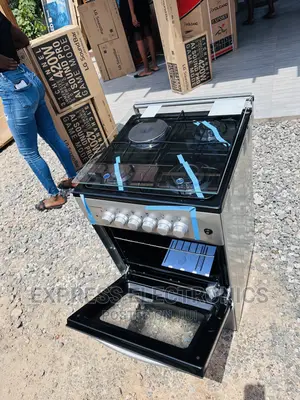 Easy Setup Gas Electric Cooker Oven 3-1 50/50