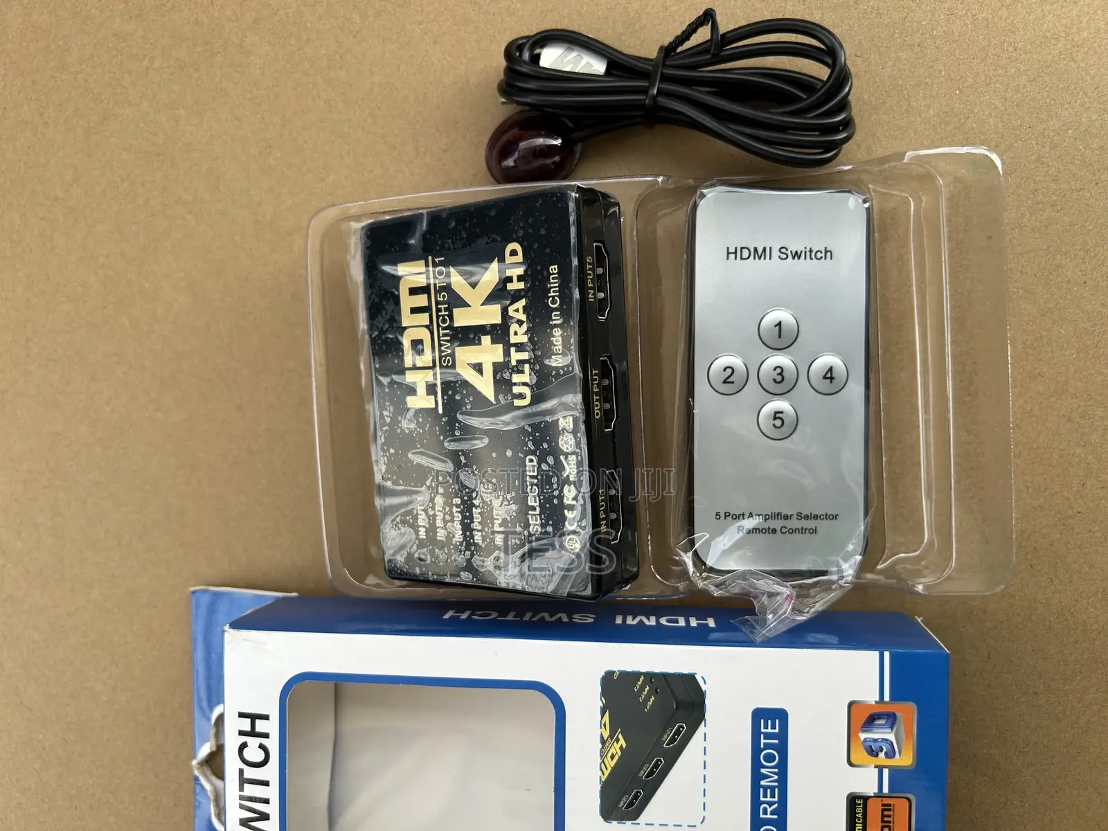 Hdmi Switch 5 in 1 Out With Remote Control