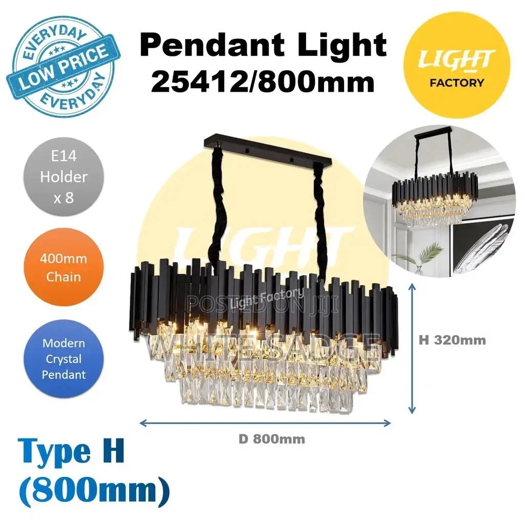 800mm Pendant Chandelier With 12bulbs