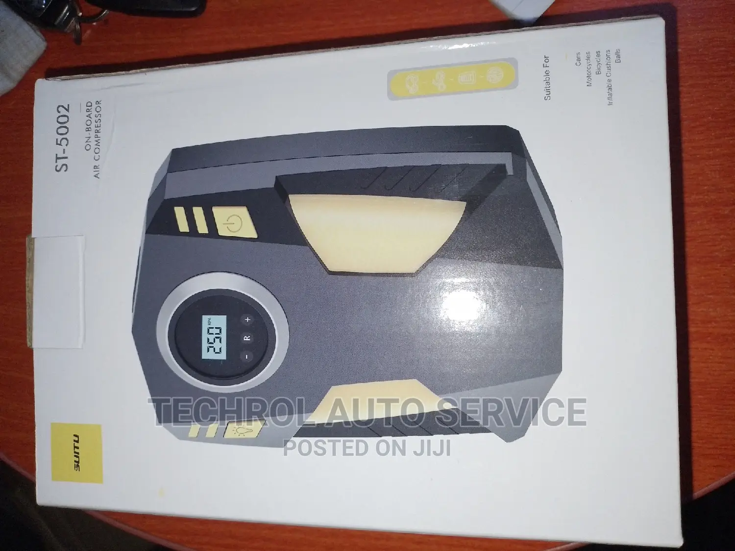 On Board Car Air Tyre Compressor/Tyre Pump