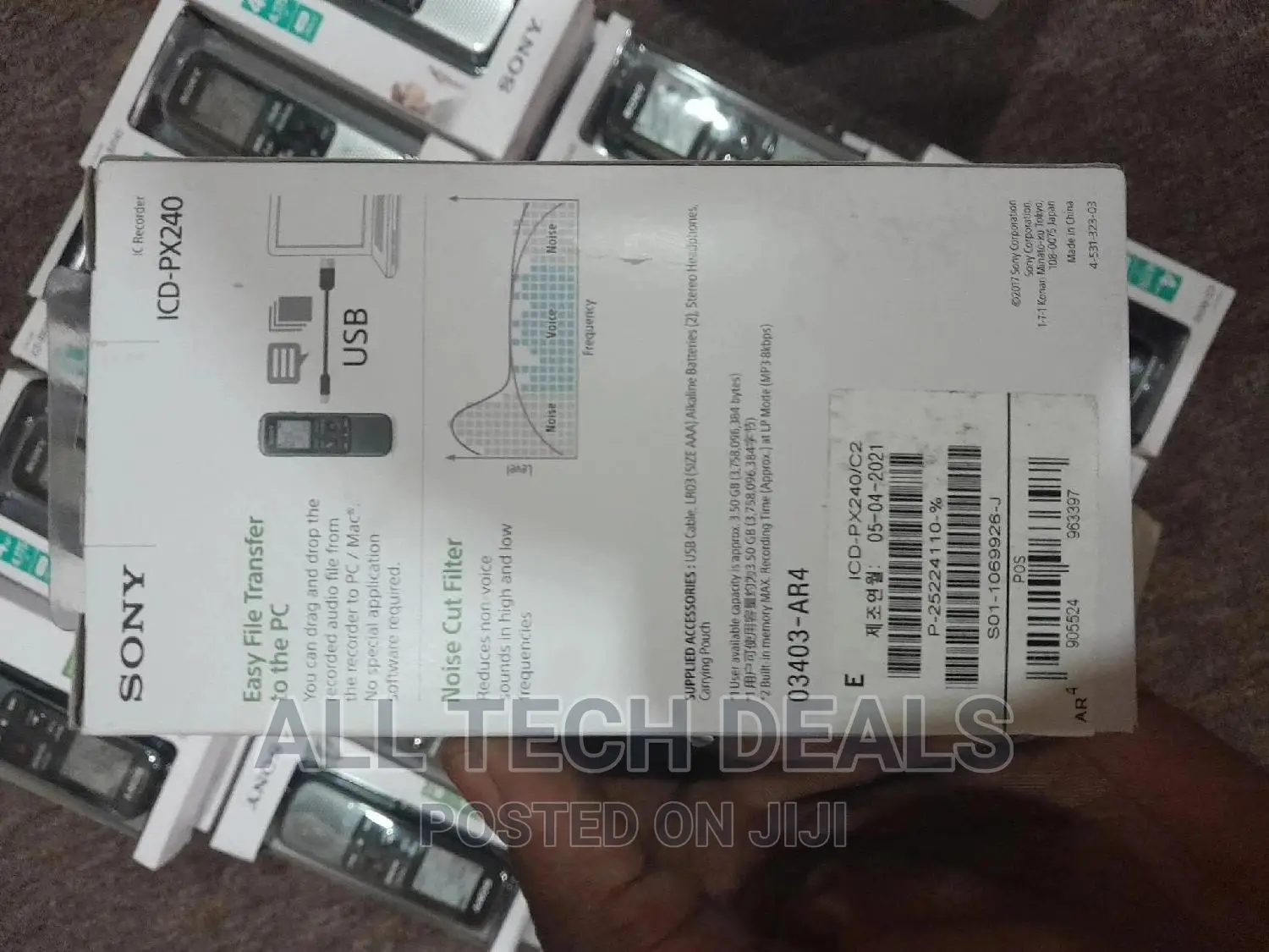 Sony Voice Recorder Icd Px 240