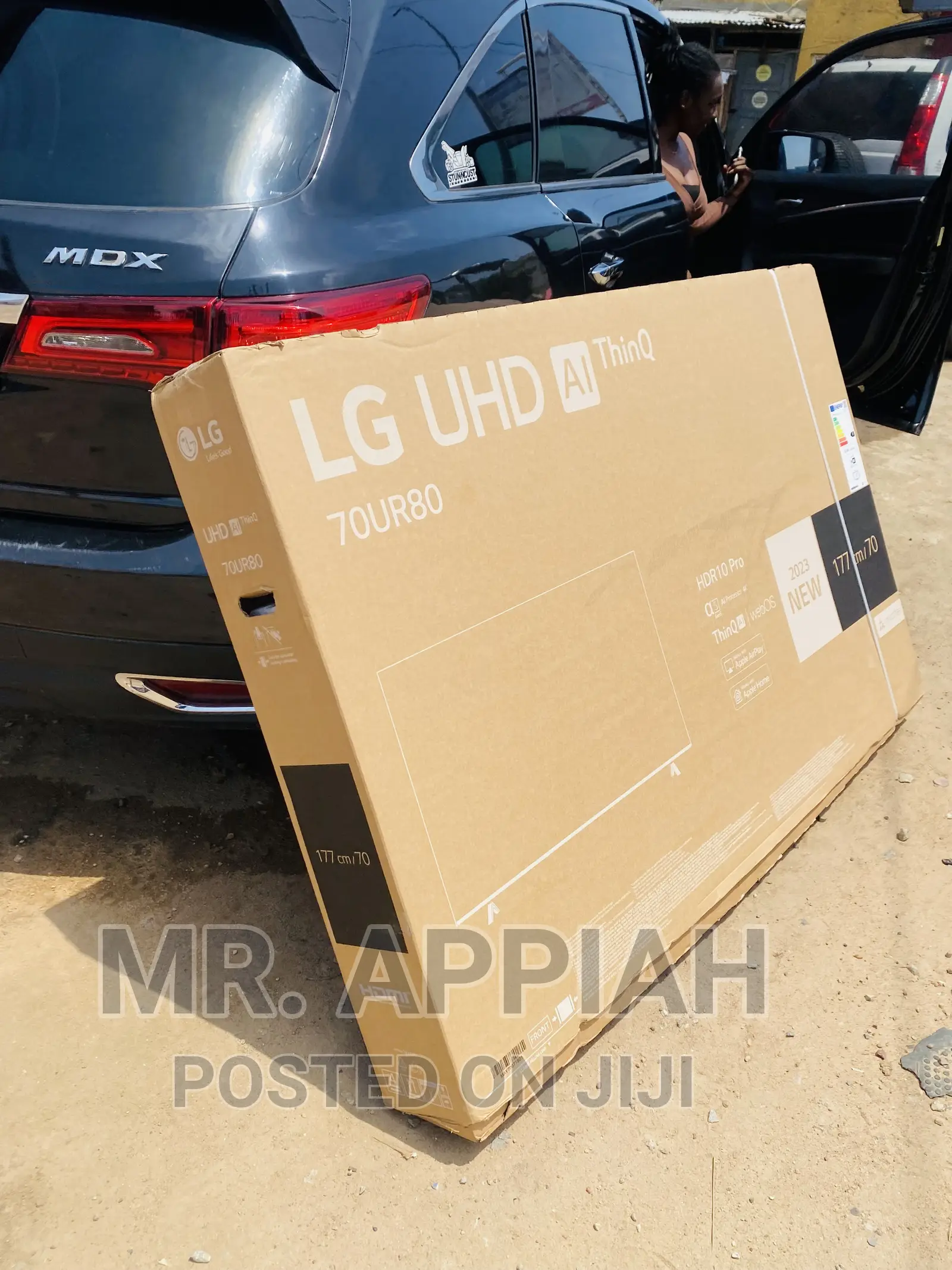 Energy Saving LG 70 Inch Uhd Real  LED Tv(70UR80003)Black