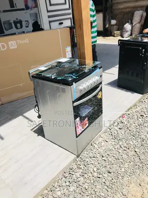 Sliver 3 Gas Burner 1electric Oven With Grill 50x50 Volcano