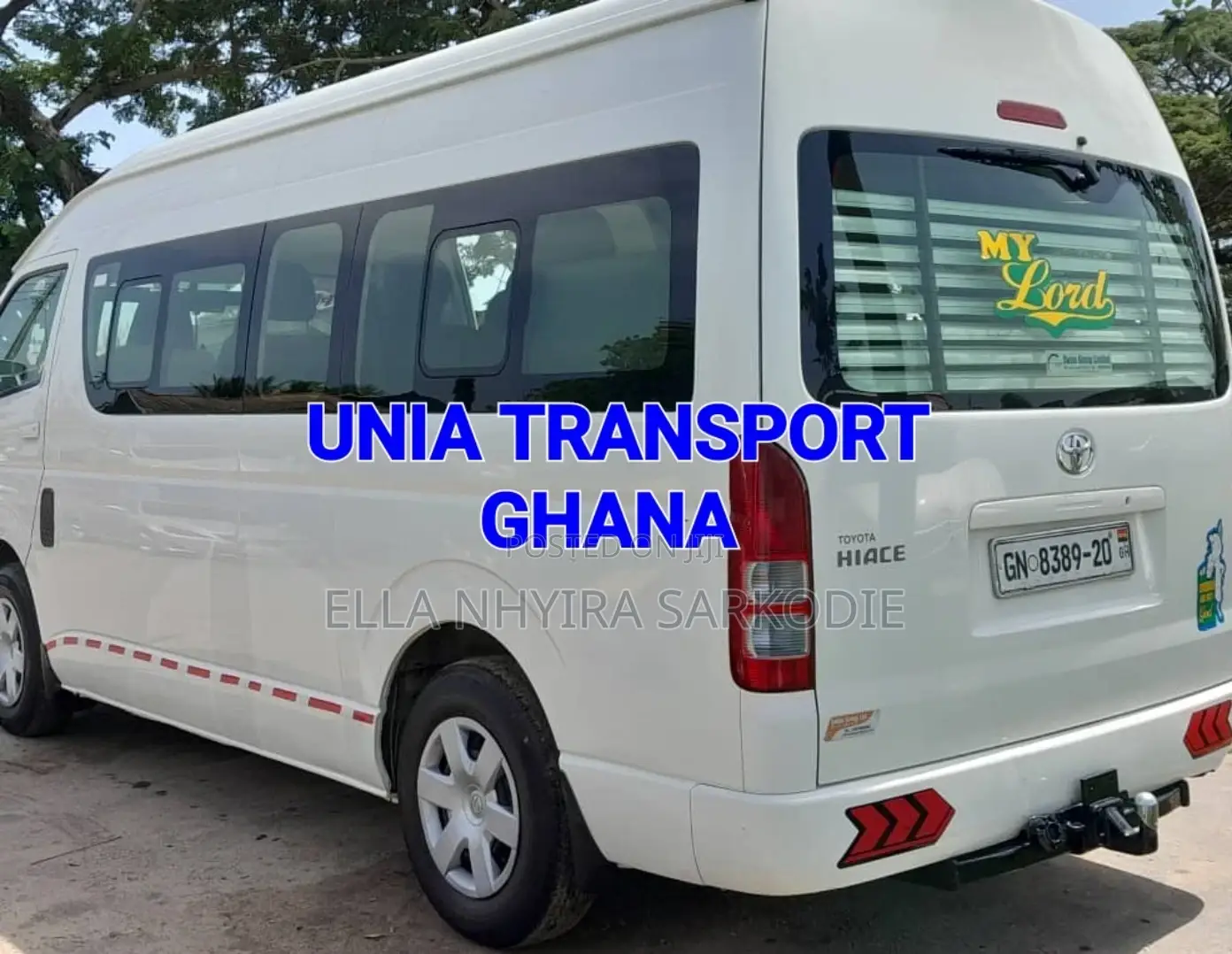 Mini Van Toyota Haise For Hiring