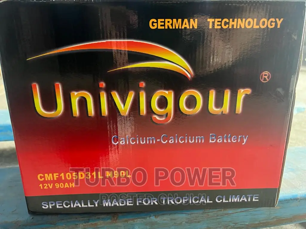 Univigour Batteries 105D31L 12V90AH 17 Plates