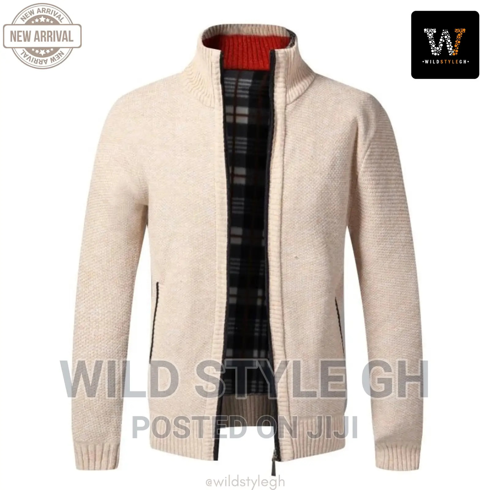 Quality Knitted Zipper Sweater Jacket