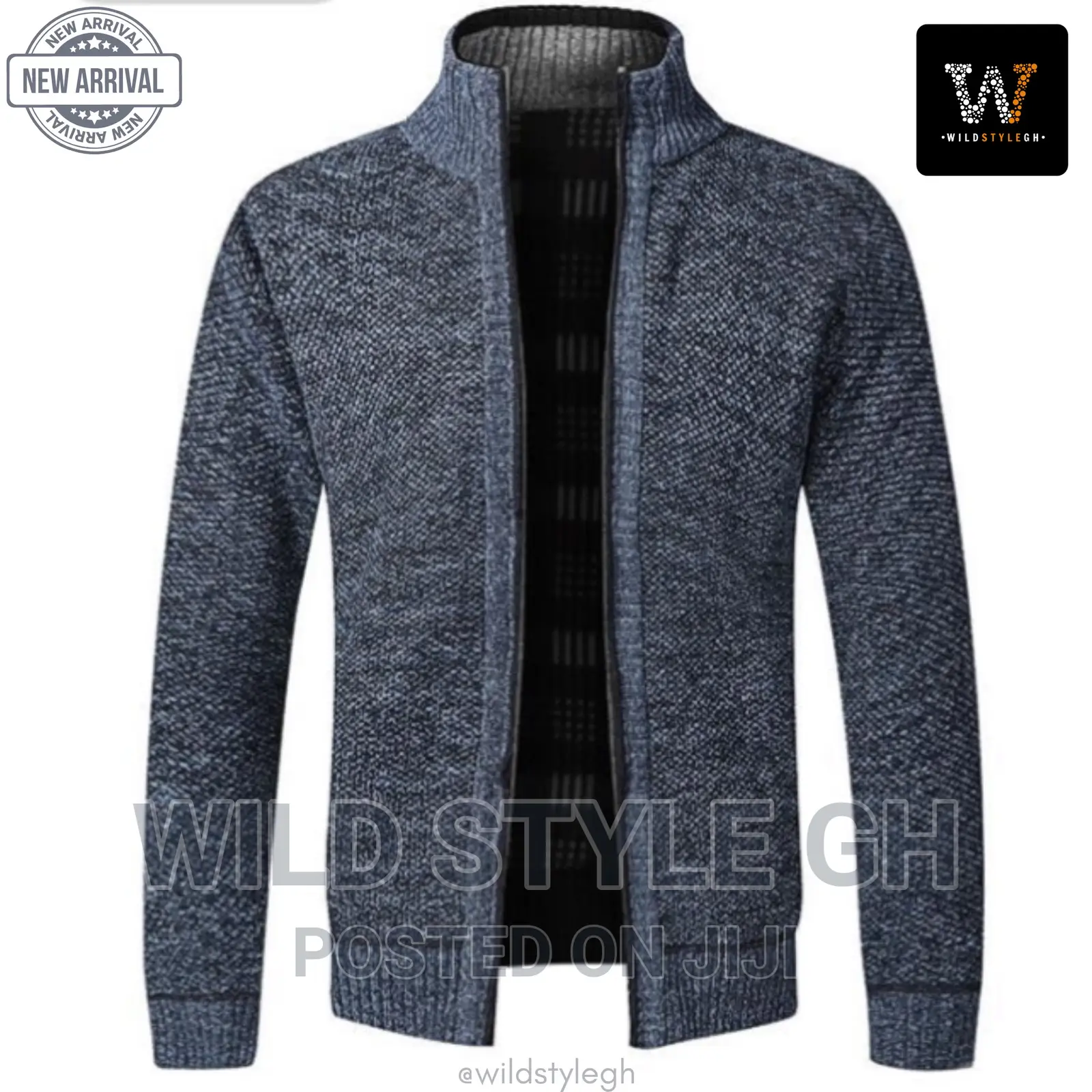 Quality Knitted Zipper Sweater Jacket