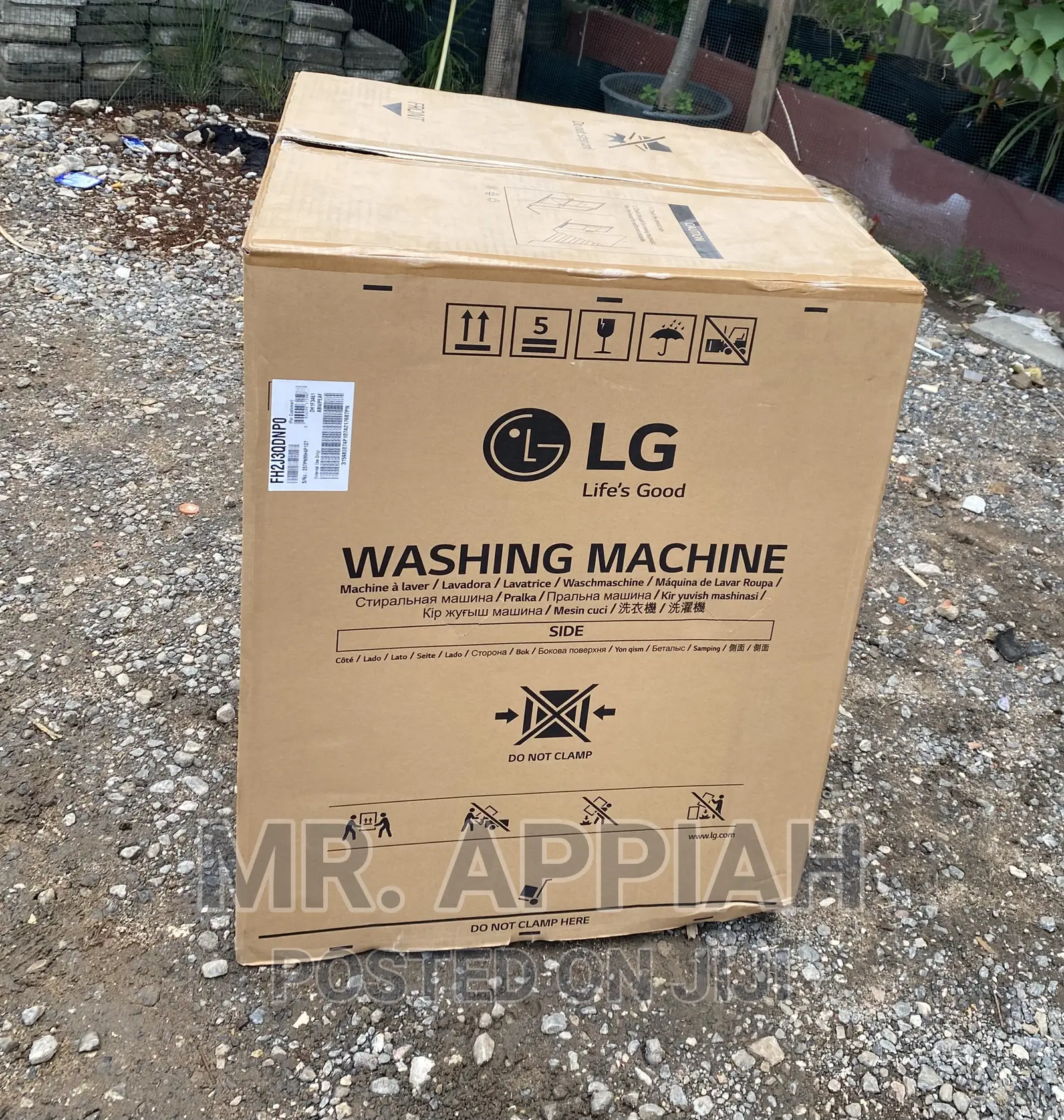 Brand New LGFront Load Washing Machine Fh2j3qdnpo(7kg)White