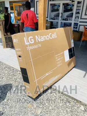 Newly in Stock LG 70 Inch 70NANO763 Uhd Smart Tv,Black