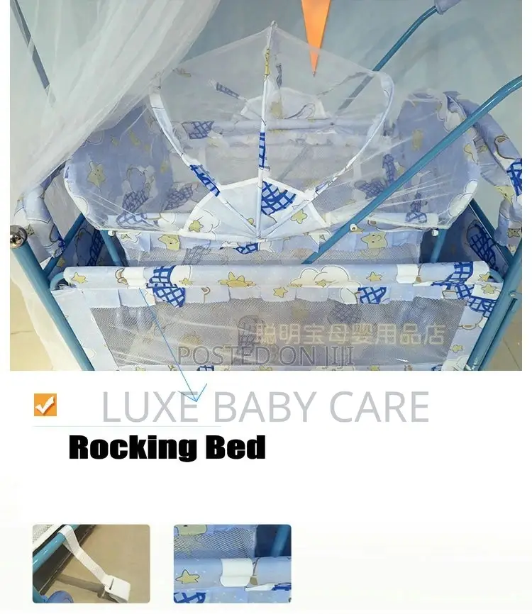 2in1 Crib With Inner Rocking Cradle