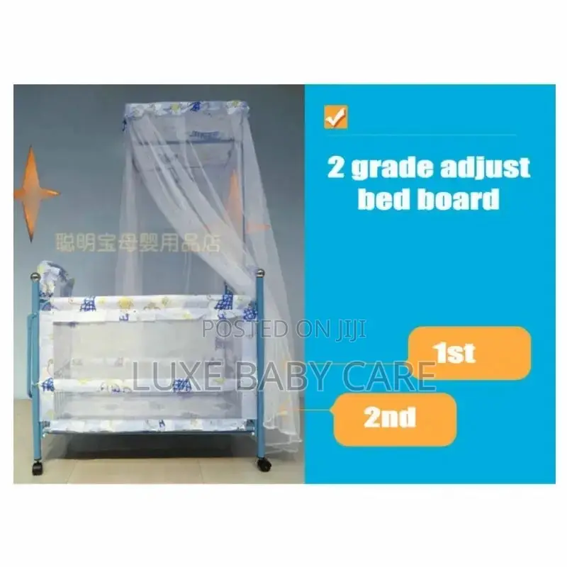 2in1 Crib With Inner Rocking Cradle