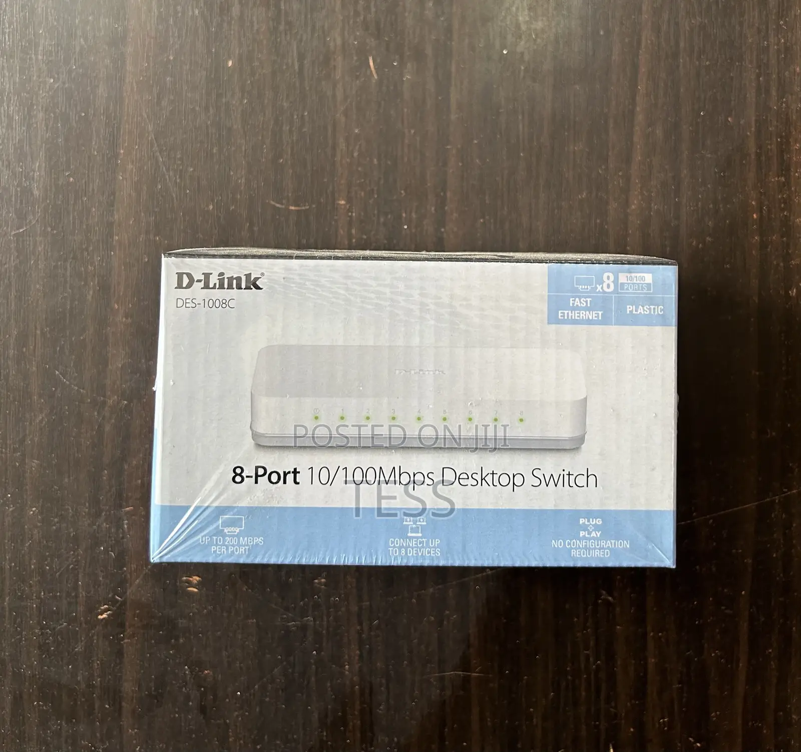 D-Link 8-Port 10/100 MBPS Unmanaged Switch DES-1008C