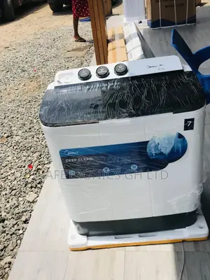 Washingmachine 7kg Topload Semiautomatic Midea  White/Blue