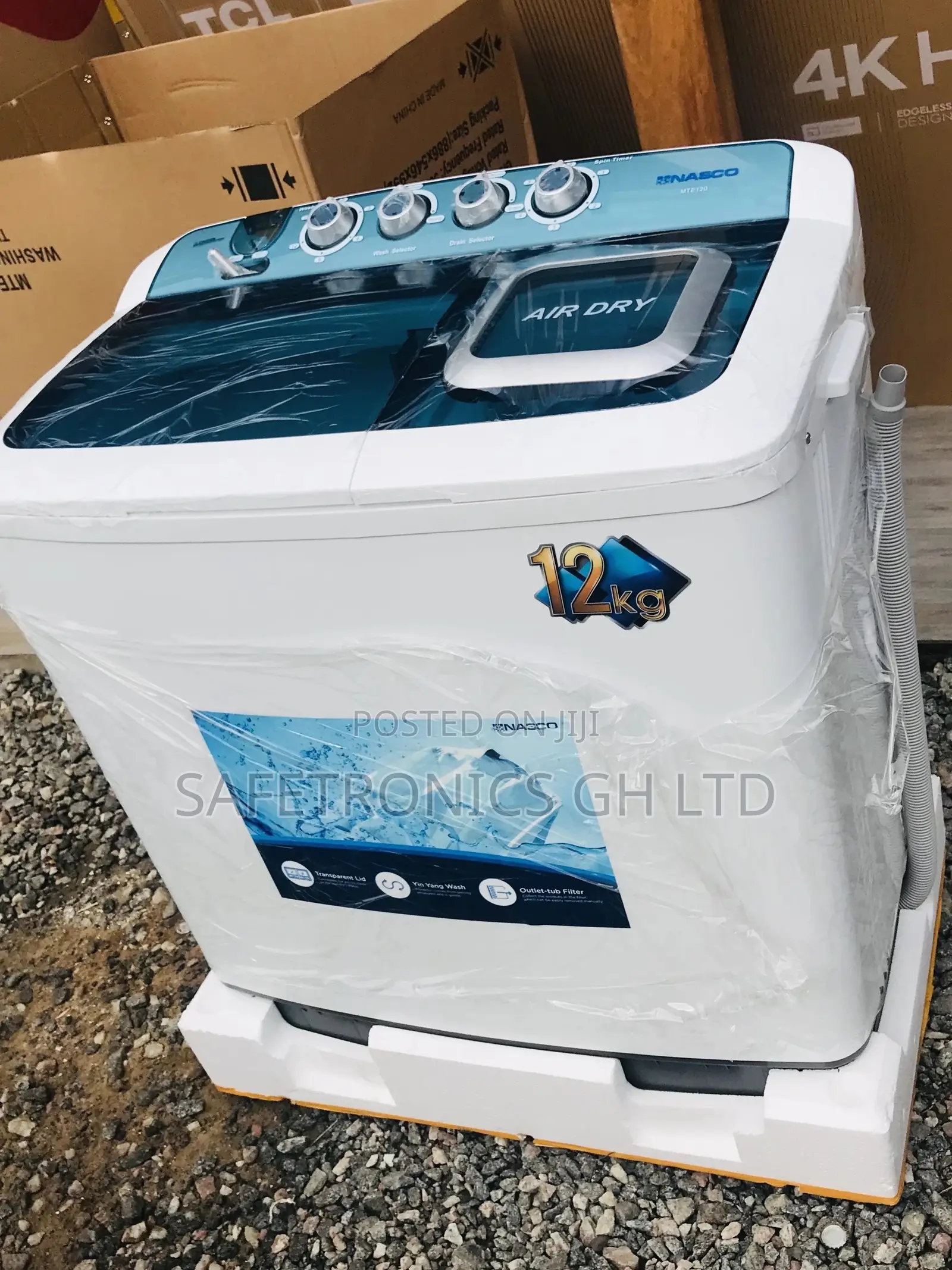 Lastest  Nasco 12kg Washingmachine Topload Semiautomatic