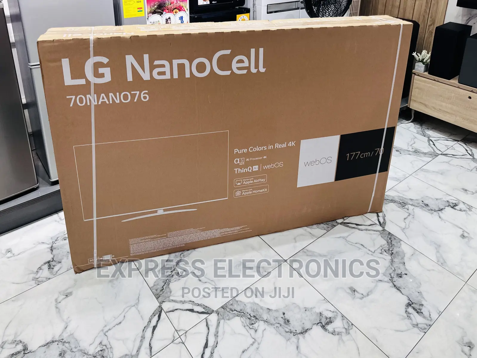High Brightness  Lg UHD 70”Nano76 Glossy LED Nanocell