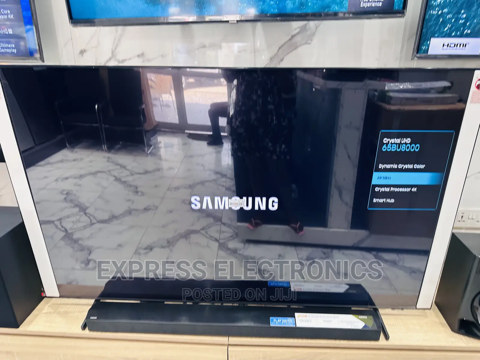 Clear Sound Quality Samsung UHD Smart 65”Bu8000 TV