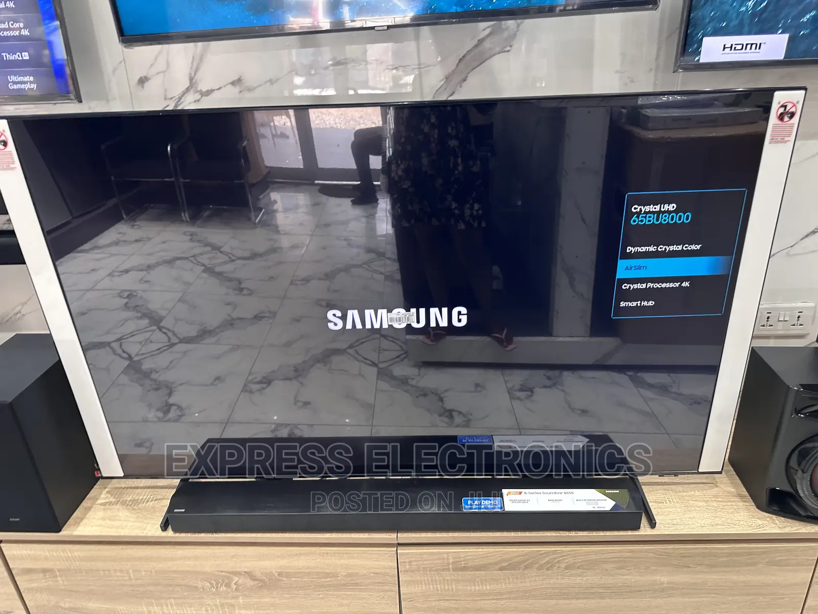 Grab a Deal on Samsung UHD Smart 65”Bu8000 Tv