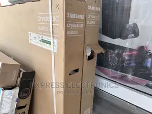 A New Slim Black Samsung UHD Smart 65”Bu8000