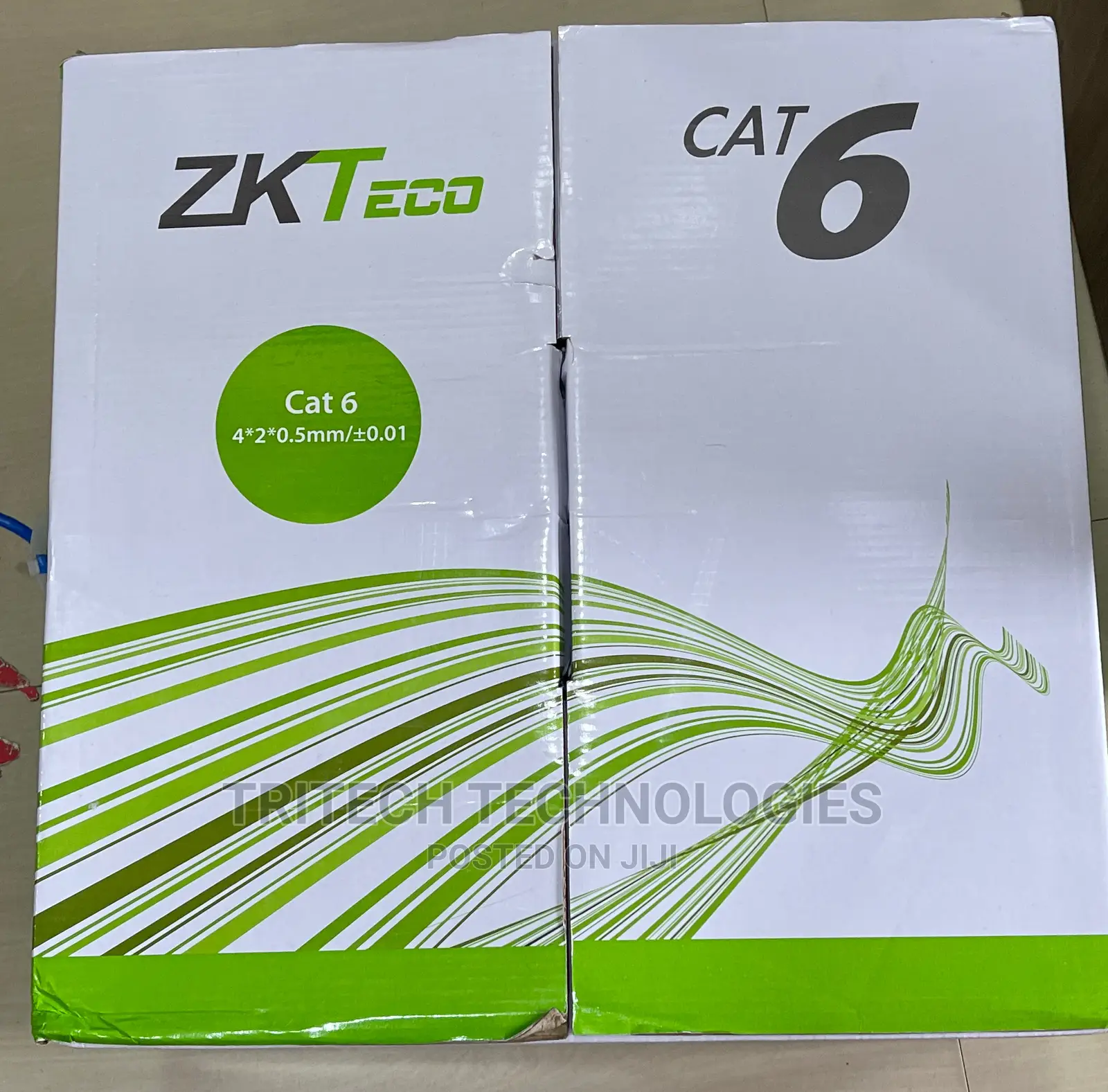 Zkteco Xl600-CPR Cat 6 305m Network Utp Twisted Pair Cable
