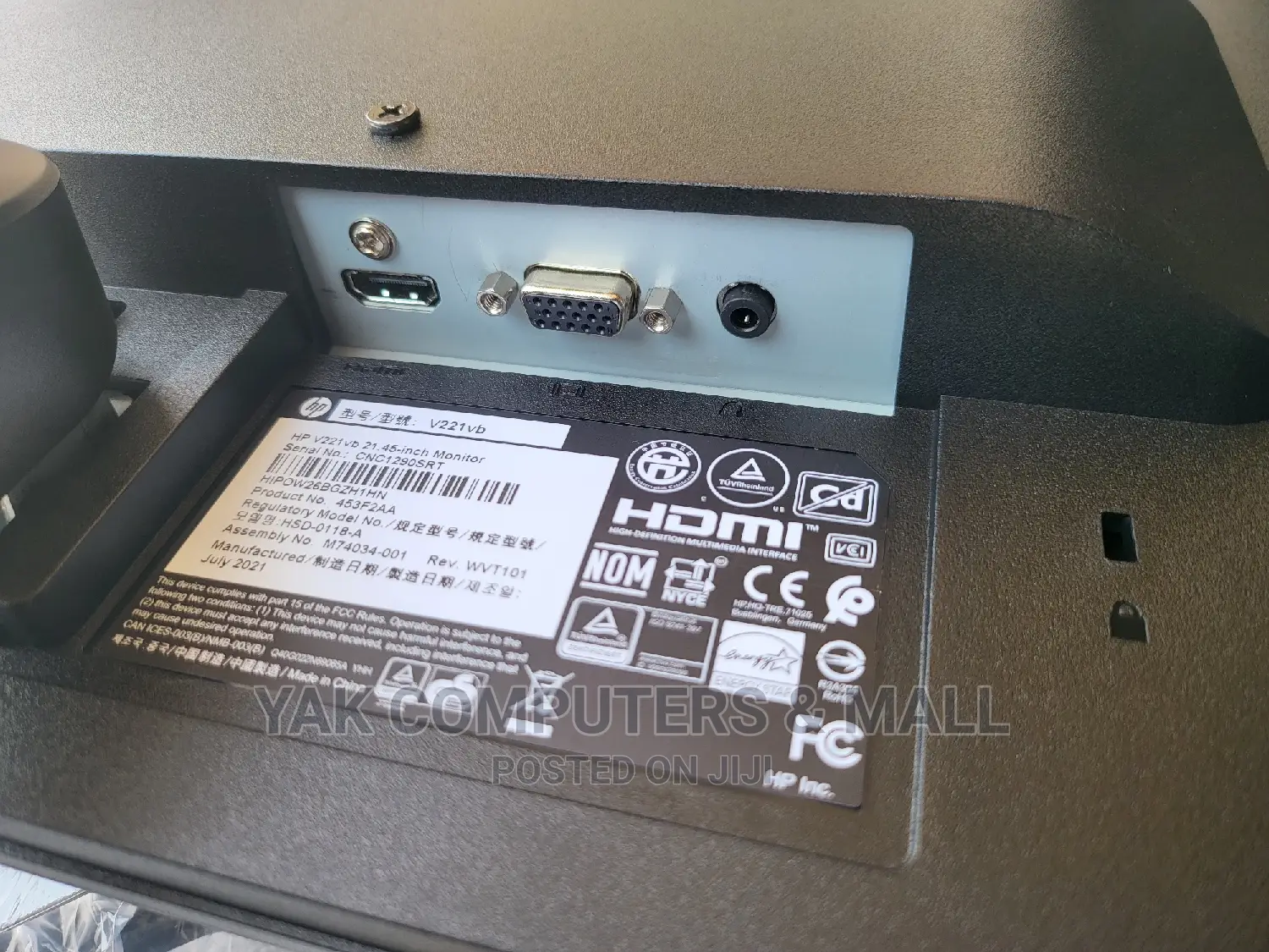 22 Inch Full Hd Ips Edgeles Monitor V221vb