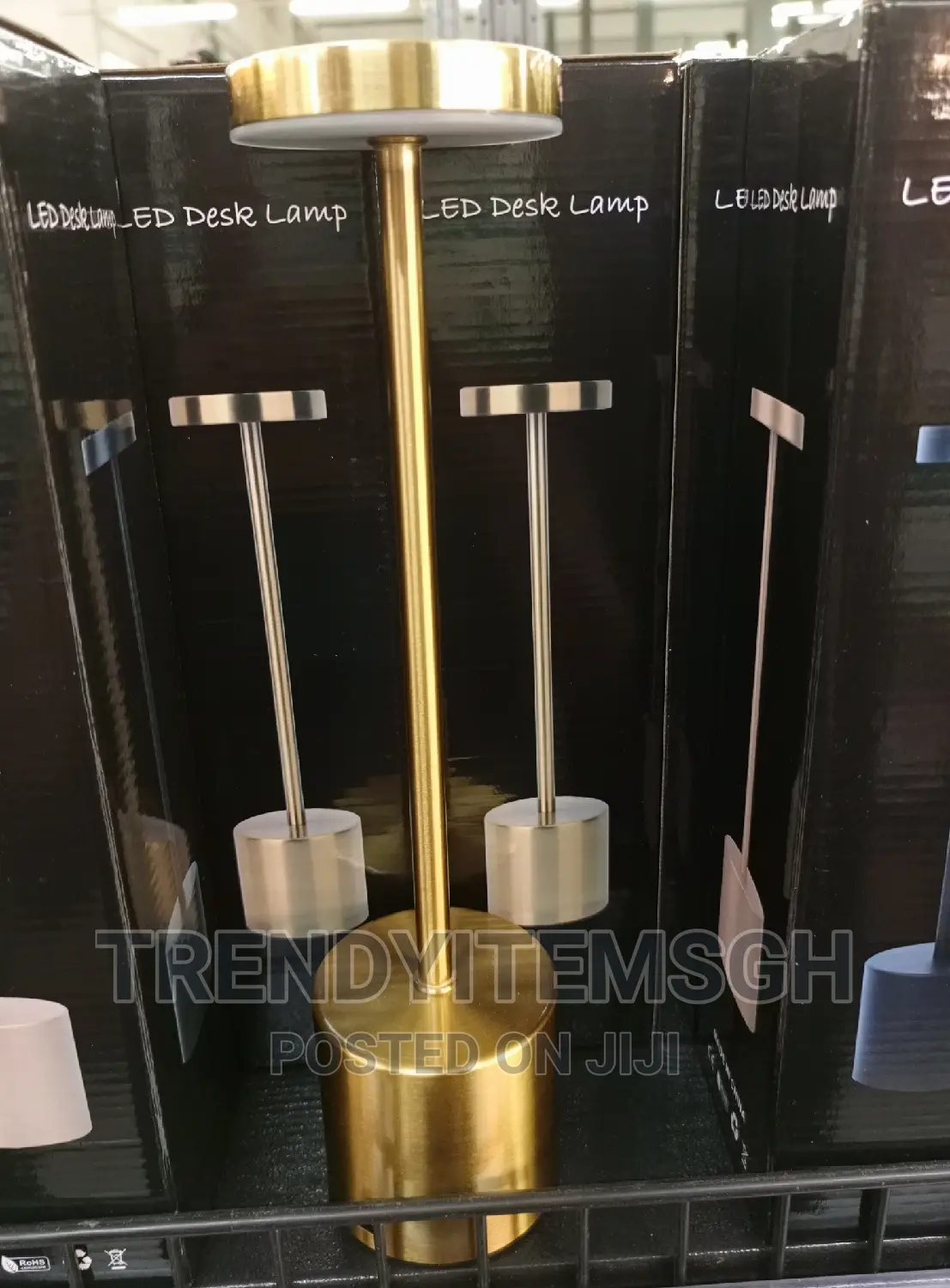 Rechargeable 3colours Touch Sensor Table Lamp