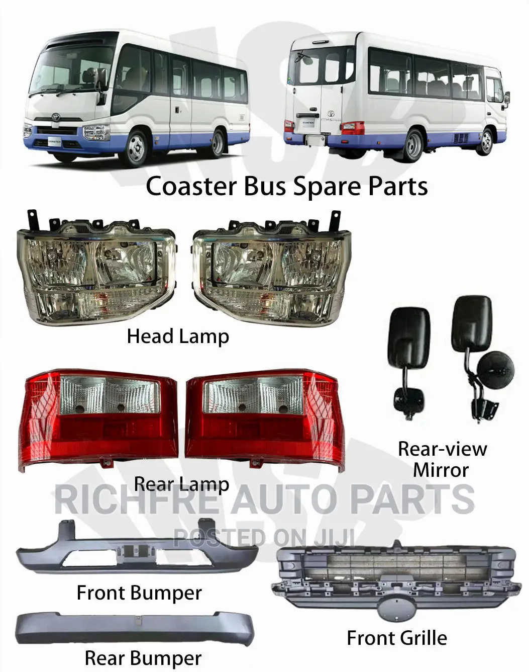 Toyota Coaster Bus 2018-2023 Headlight