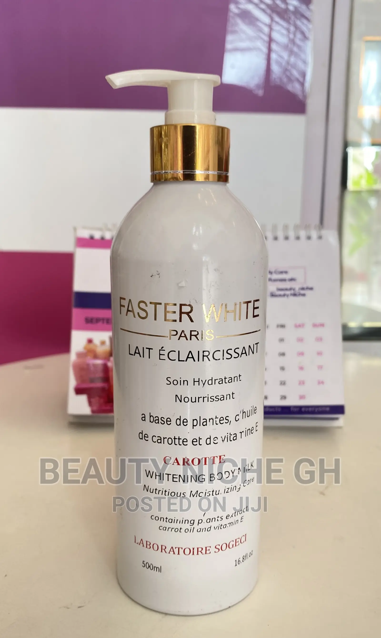 Faster White Carrot Whitening Body Milk