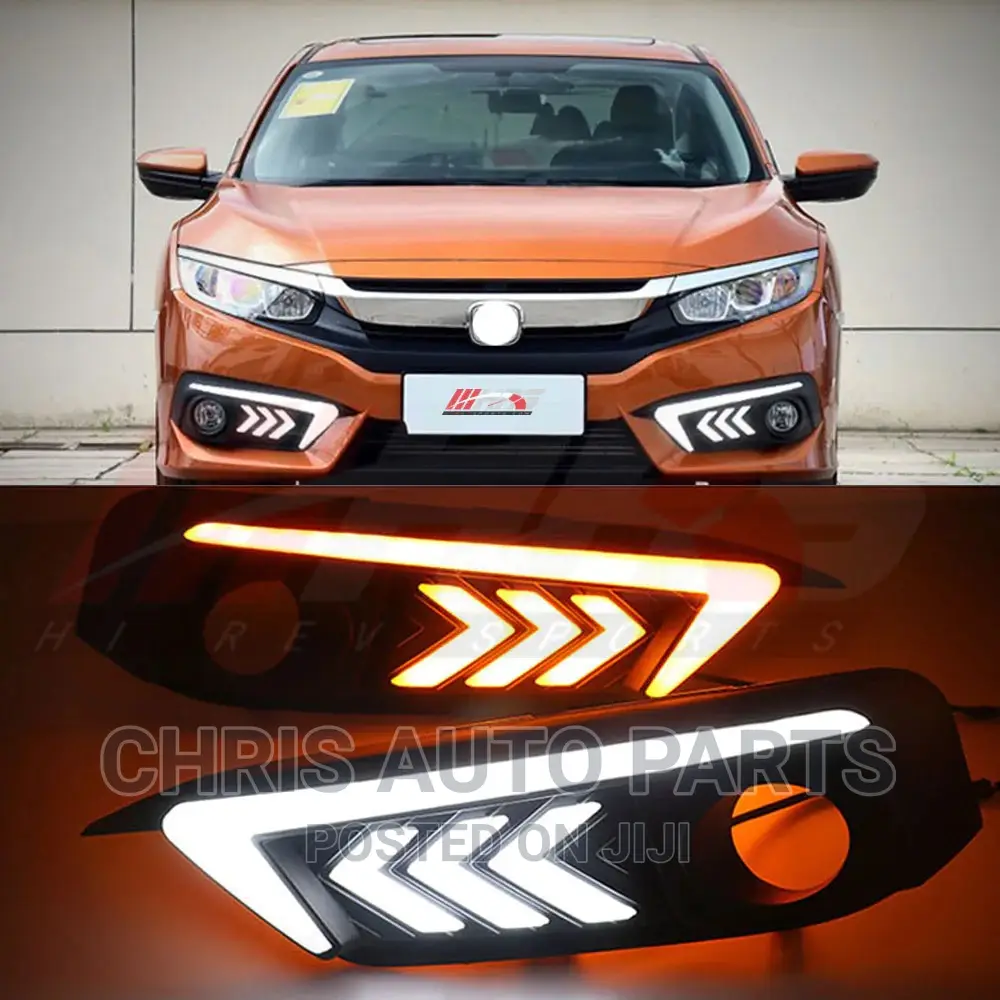 Civic 18 Fog Light Covers Led