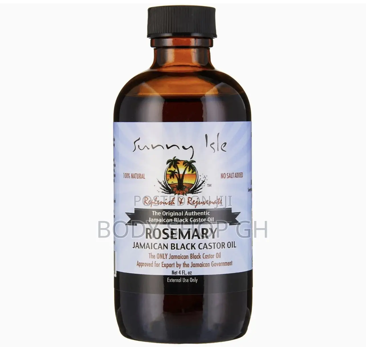 Sunny Isle Jamaican Black Castor Oil Infused With Rosemary