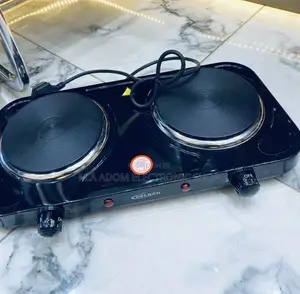Energy Saving Delron 2 Electric Hot Plate(Black) 