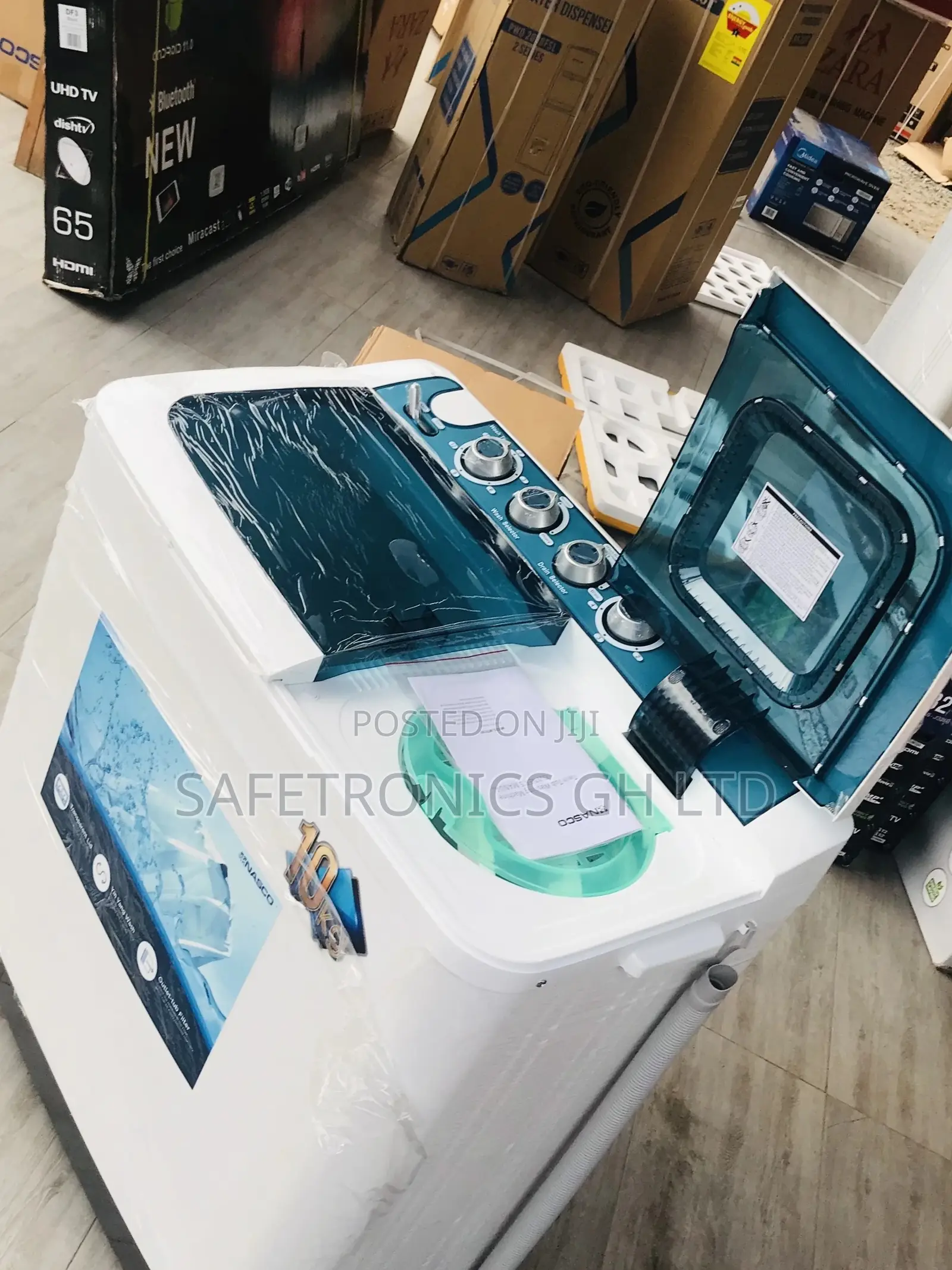 Washingmachine Nasco 10kg Topload Semiautomatic 