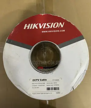 Hikvision Coaxial Rg59 Cable 100m Bare Copper With Power